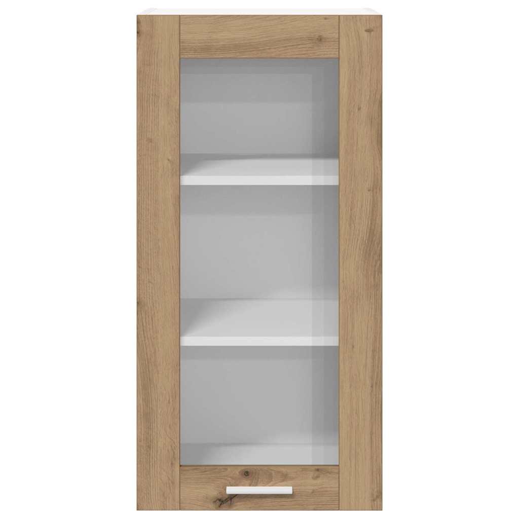 Hängeschrank 2 pcs Artisan-Eiche 40 x 31 x 80 cm Holzwerkstoff