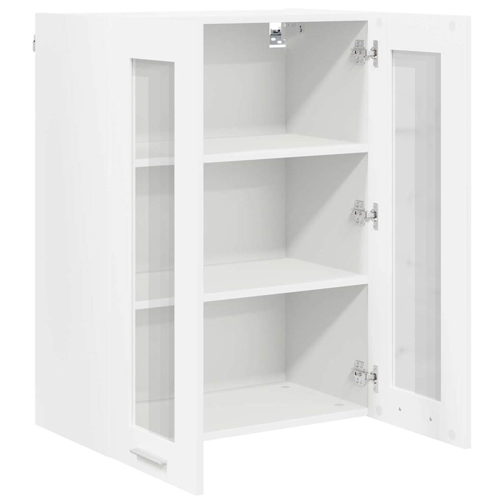 Hängeschrank mit Speicher Weiß 60 x 31 x 80 cm Holzwerkstoff