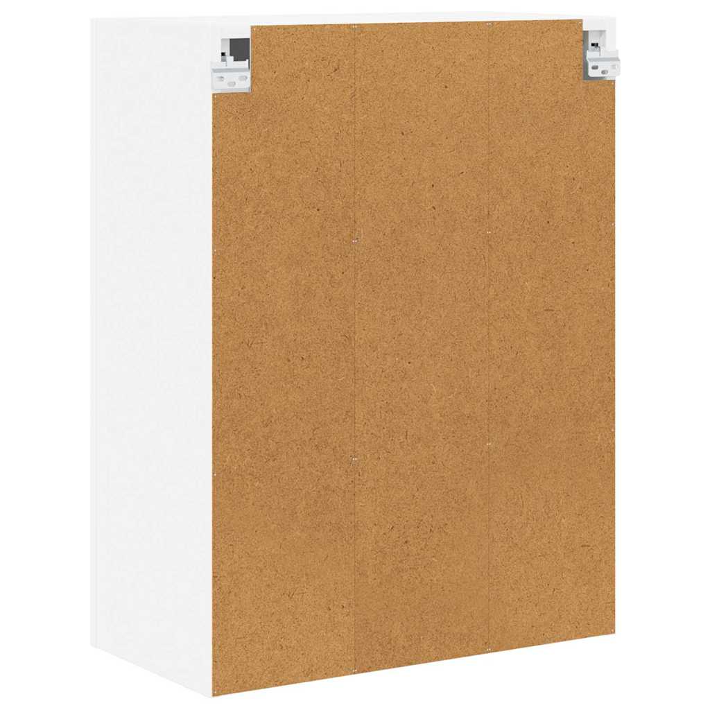 Hängeschrank mit Speicher Weiß 60 x 31 x 80 cm Holzwerkstoff