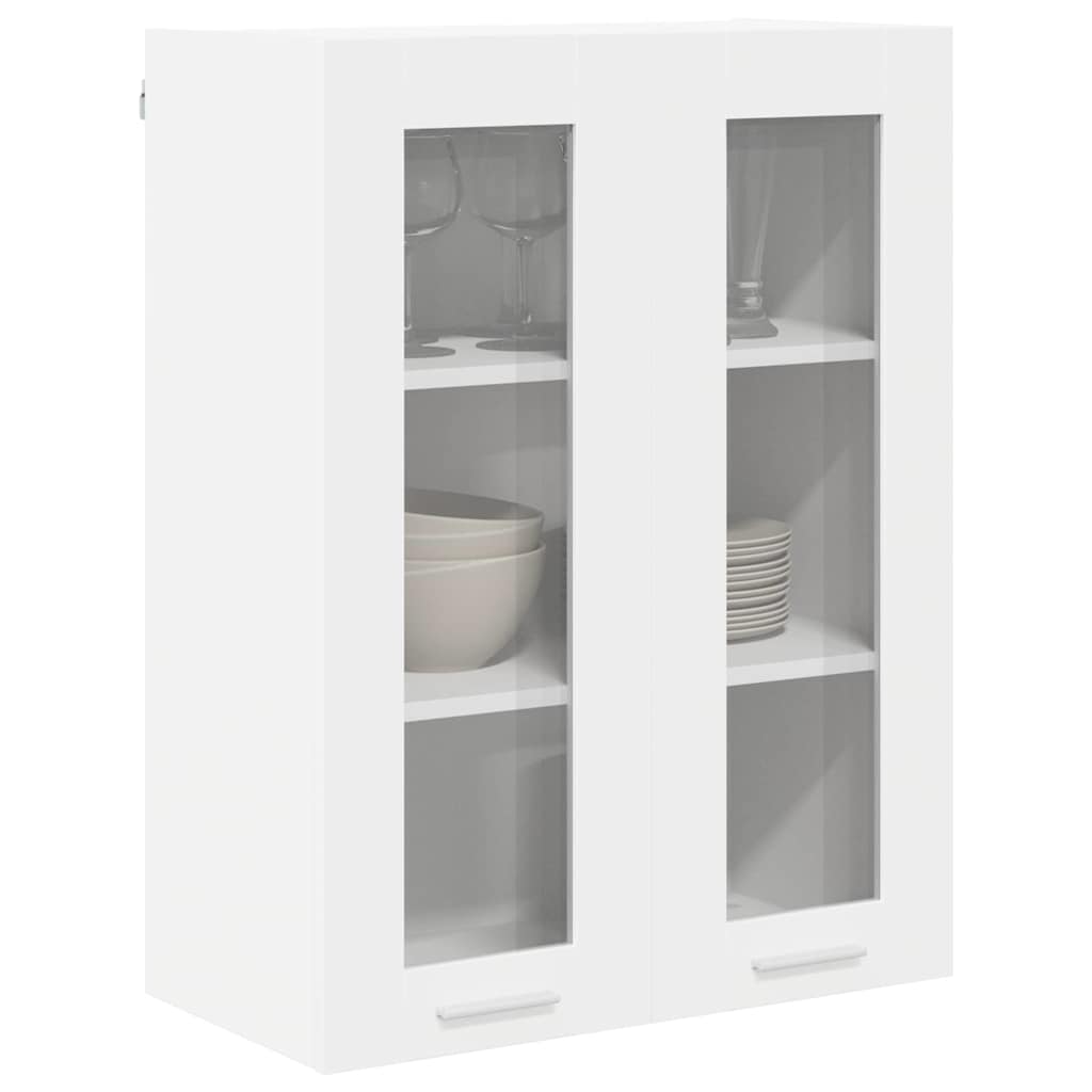 Hängeschrank mit Speicher Weiß 60 x 31 x 80 cm Holzwerkstoff