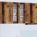Hängeschrank mit Speicher Altholz 60 x 31 x 80 cm Holzwerkstoff