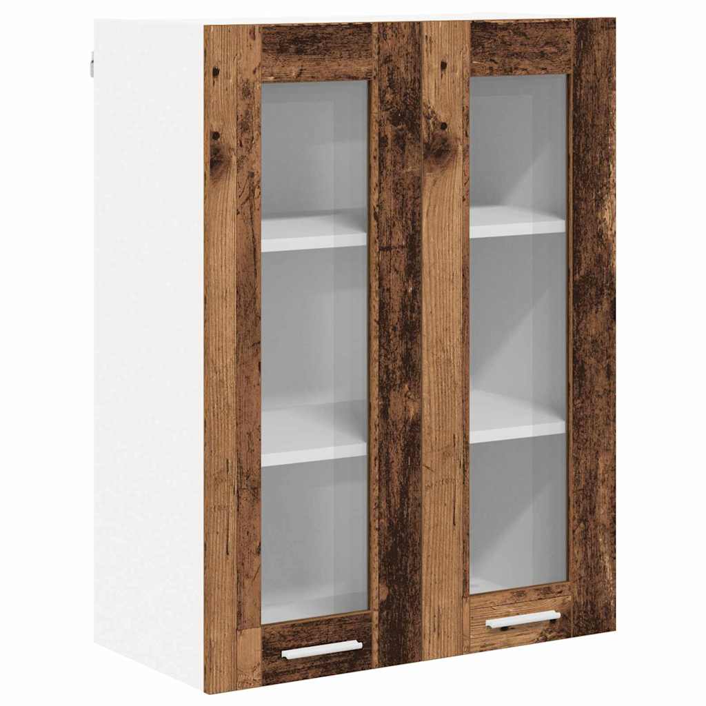 Hängeschrank mit Speicher Altholz 60 x 31 x 80 cm Holzwerkstoff