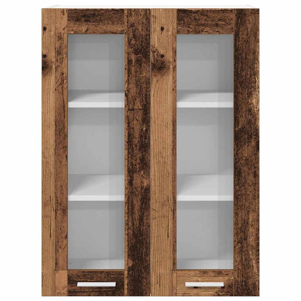 Hängeschrank mit Speicher Altholz 60 x 31 x 80 cm Holzwerkstoff