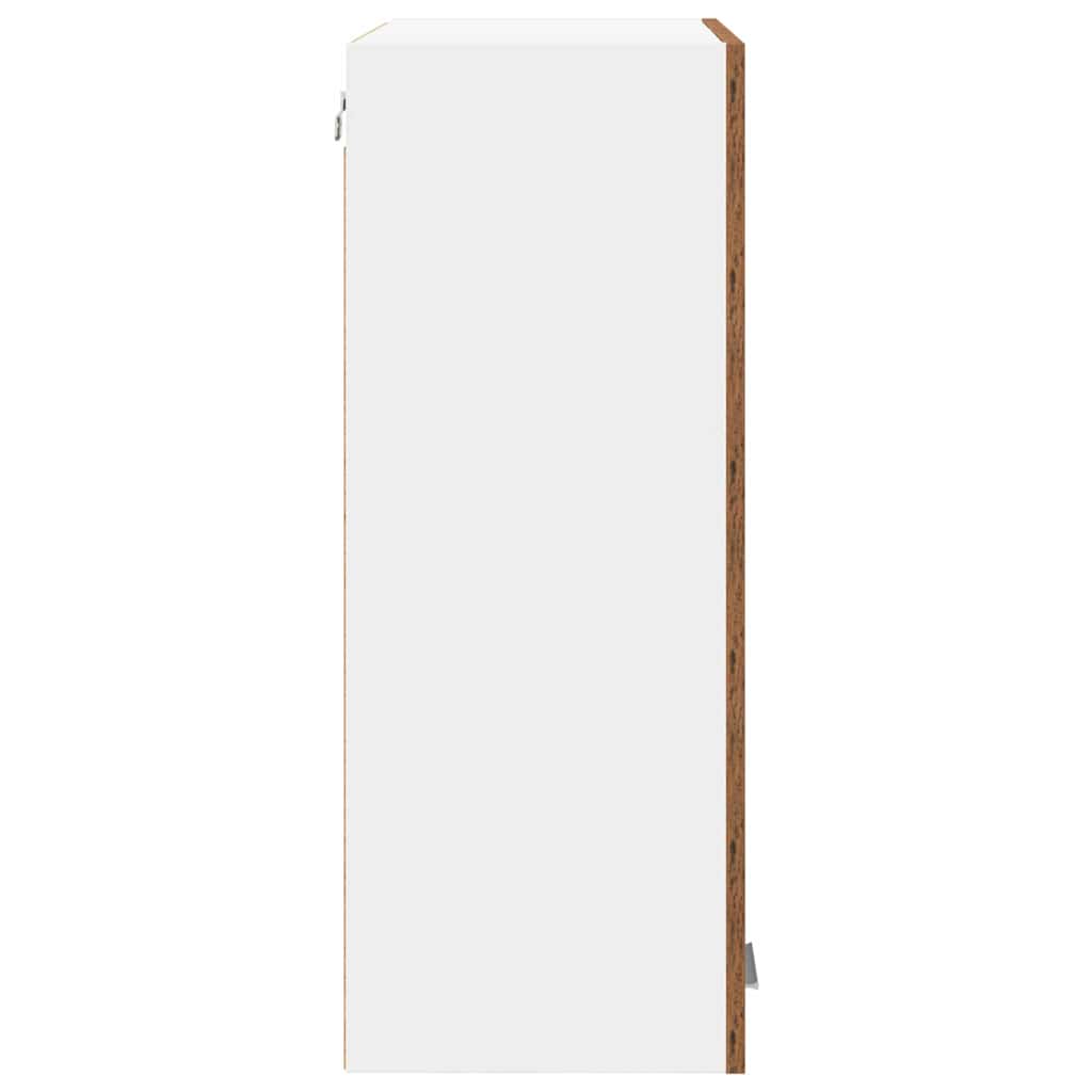 Hängeschrank mit Speicher Altholz 60 x 31 x 80 cm Holzwerkstoff