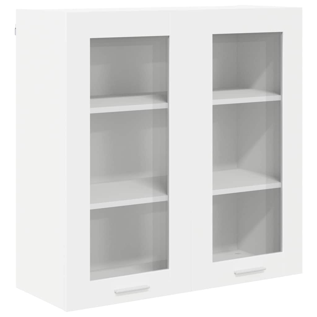 Hängeschrank mit Speicher Weiß 80 x 31 x 80 cm Holzwerkstoff
