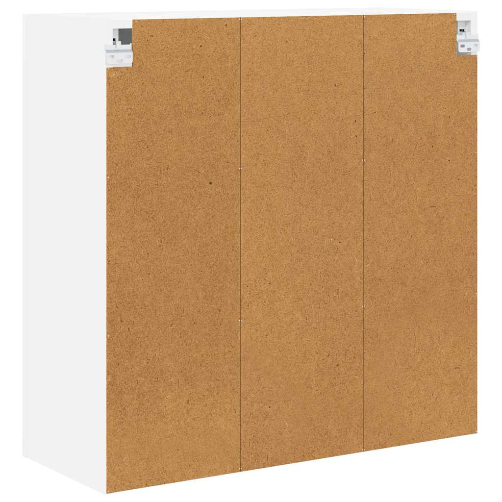 Hängeschrank mit Speicher Weiß 80 x 31 x 80 cm Holzwerkstoff