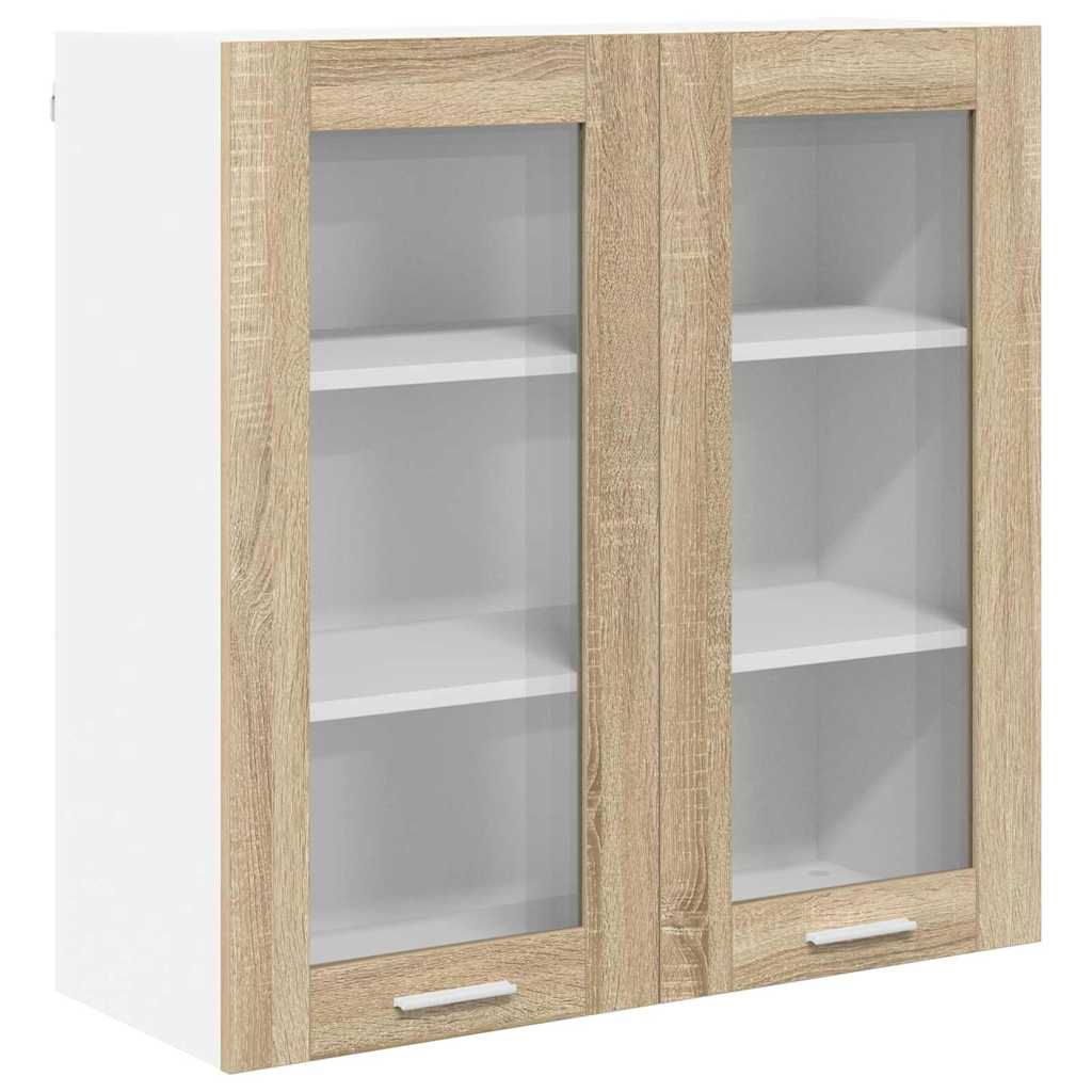 Hängeschrank mit Tür Sonoma-Eiche 80 x 31 x 80 cm Holzwerkstoff