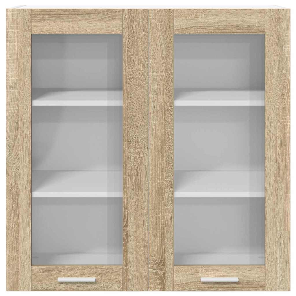 Hängeschrank mit Tür Sonoma-Eiche 80 x 31 x 80 cm Holzwerkstoff