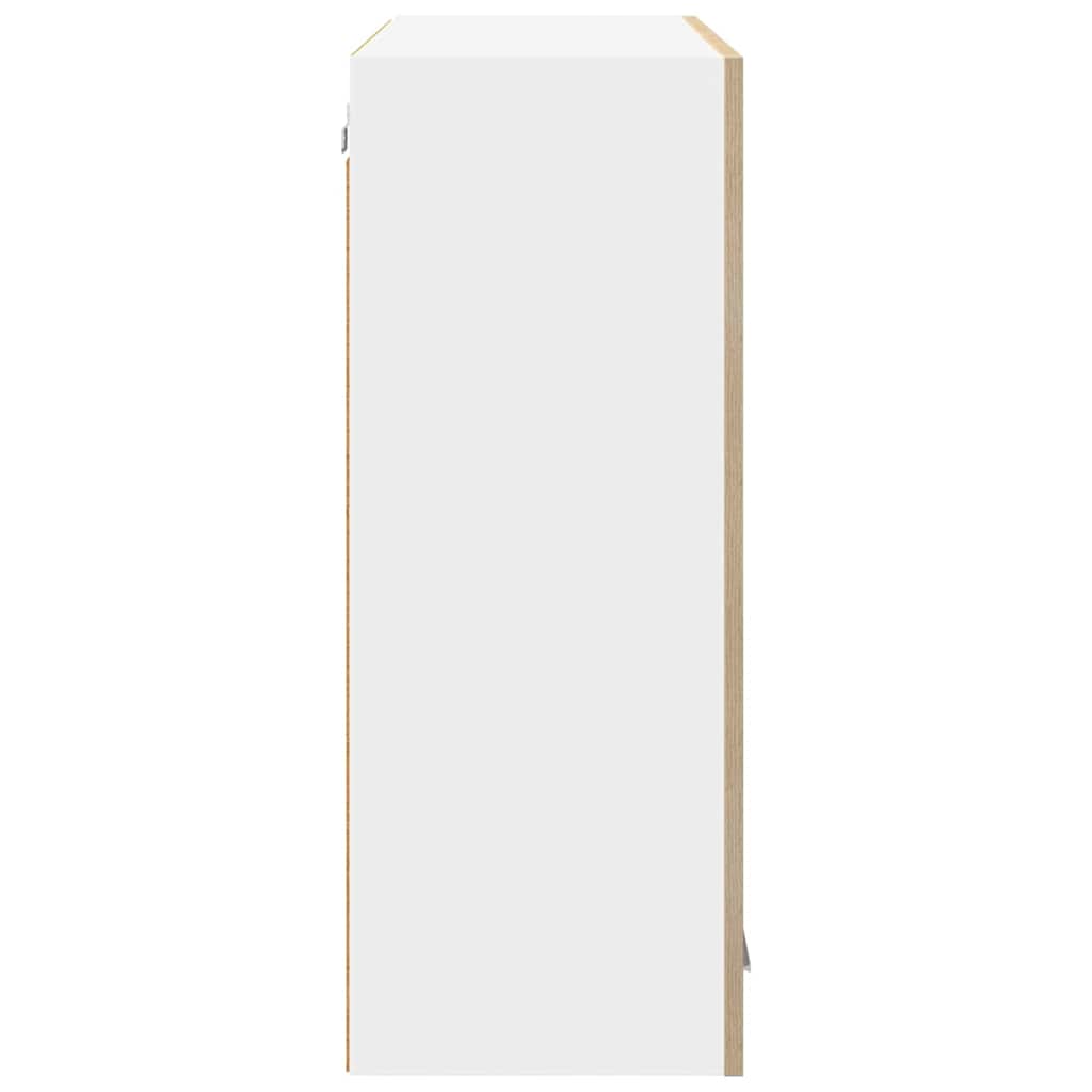 Hängeschrank mit Tür Sonoma-Eiche 80 x 31 x 80 cm Holzwerkstoff