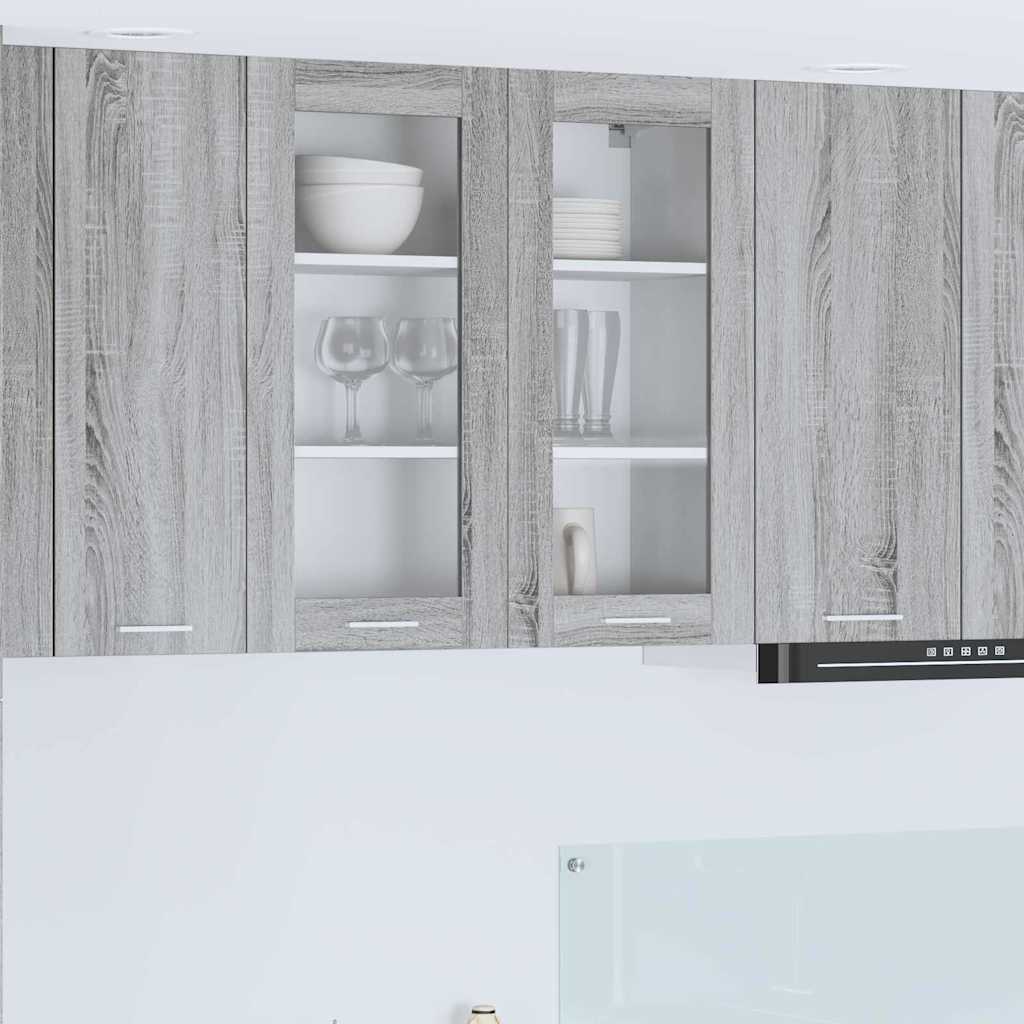 Hängeschrank Graues Sonoma 80 x 31 x 80 cm Holzwerkstoff