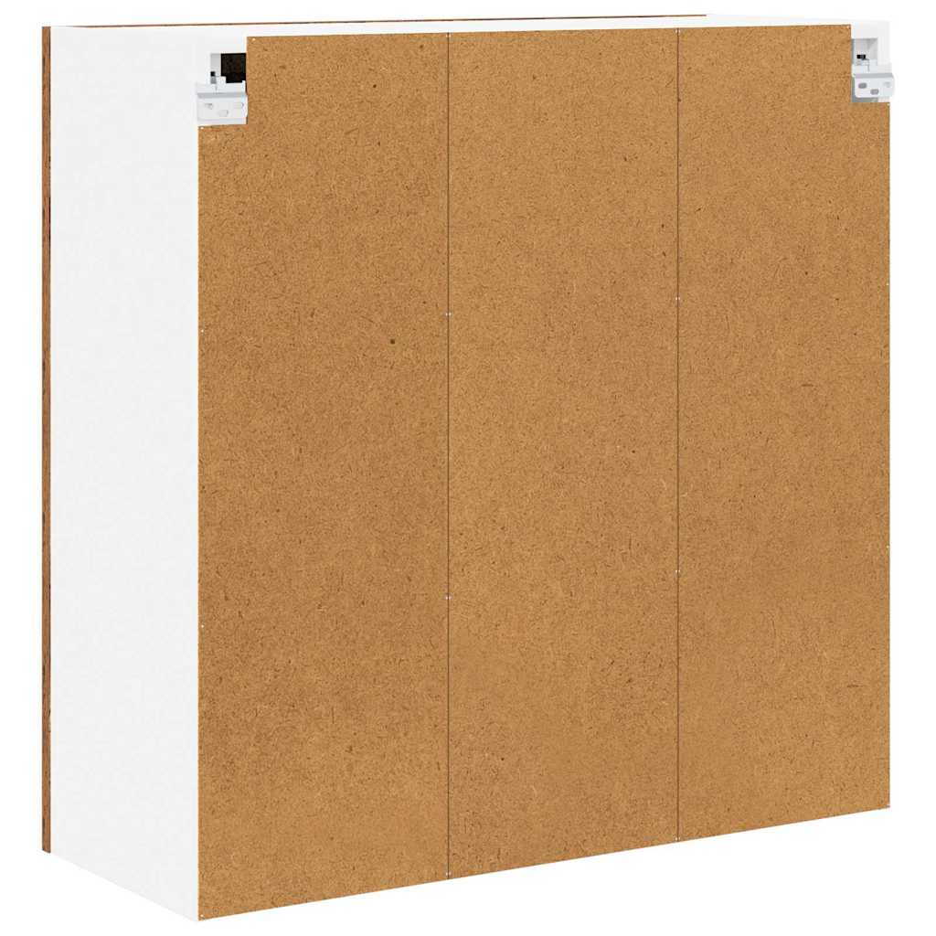 Hängeschrank mit Speicher Altholz 80 x 31 x 80 cm Holzwerkstoff