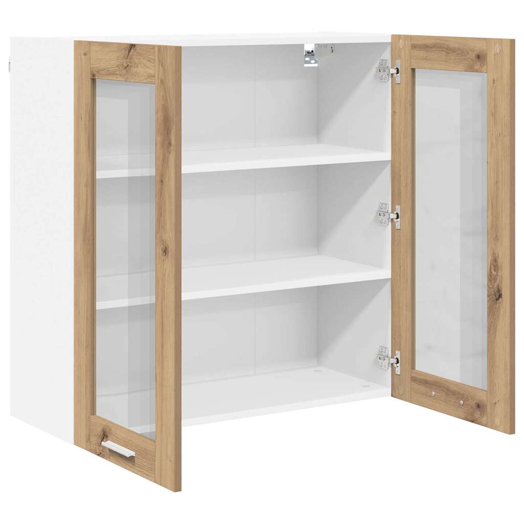 Hängeschrank Artisan-Eiche 80 x 31 x 80 cm Holzwerkstoff
