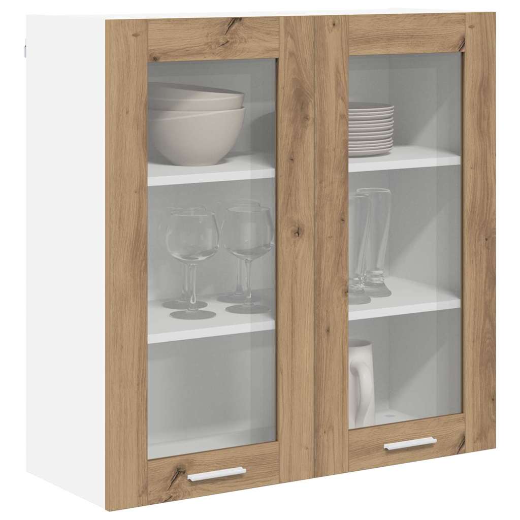 Hängeschrank Artisan-Eiche 80 x 31 x 80 cm Holzwerkstoff