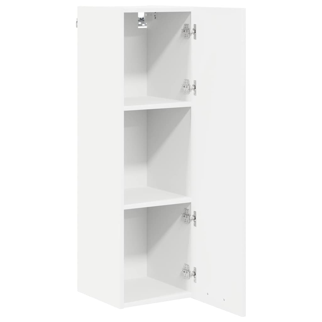 Hängeschrank mit Speicher Weiß 30 x 31 x 100 cm Holzwerkstoff