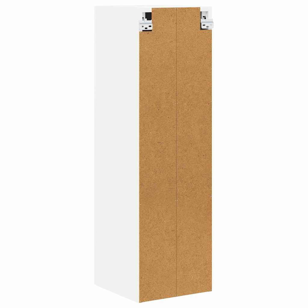 Hängeschrank mit Speicher Weiß 30 x 31 x 100 cm Holzwerkstoff