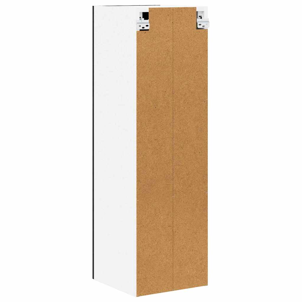 Hängeschrank mit Speicher Schwarz Eichen-Optik 30 x 31 x 100 cm