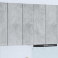 Hängeschrank mit Tür Beton Grau 30 x 31 x 100 cm Holzwerkstoff