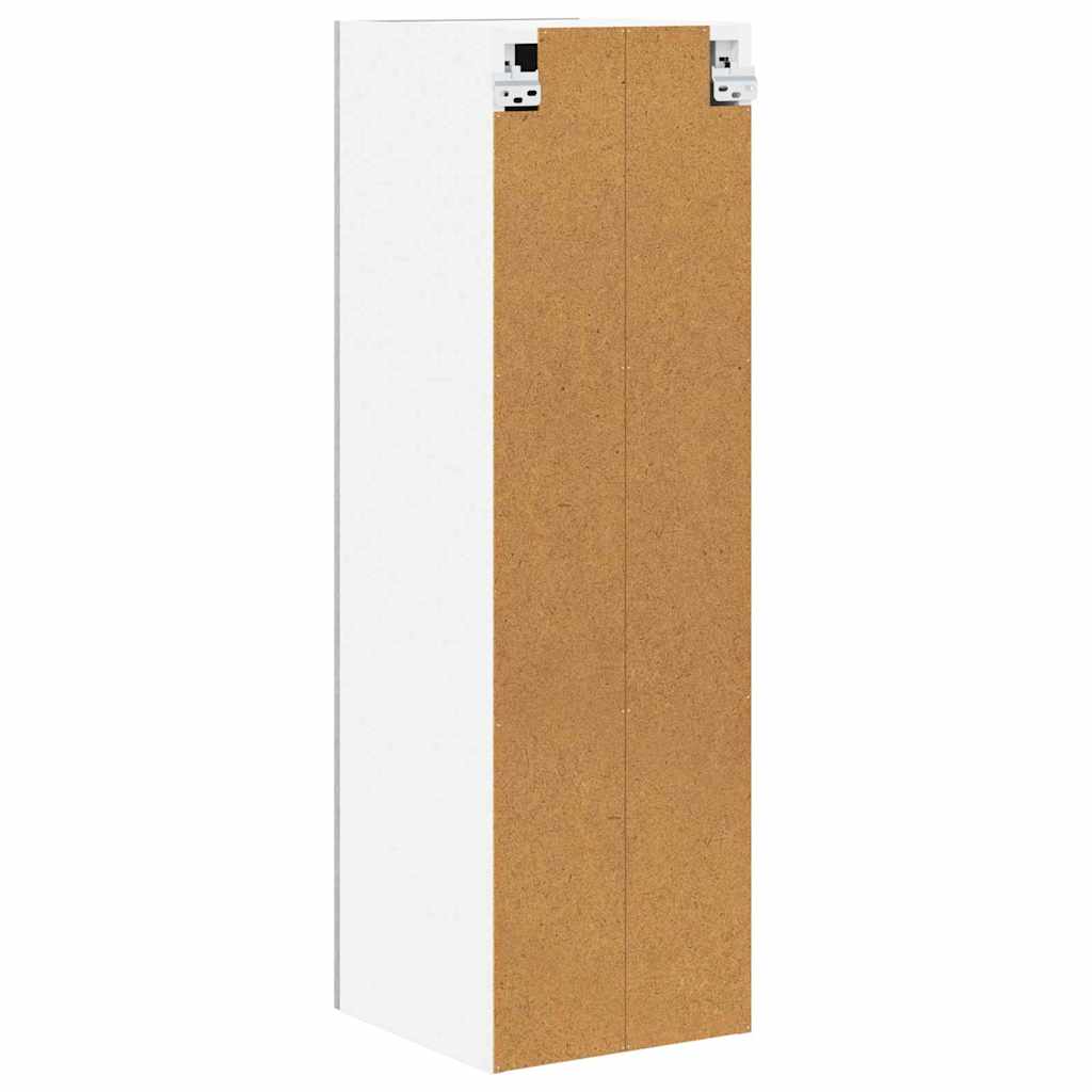 Hängeschrank mit Tür Beton Grau 30 x 31 x 100 cm Holzwerkstoff