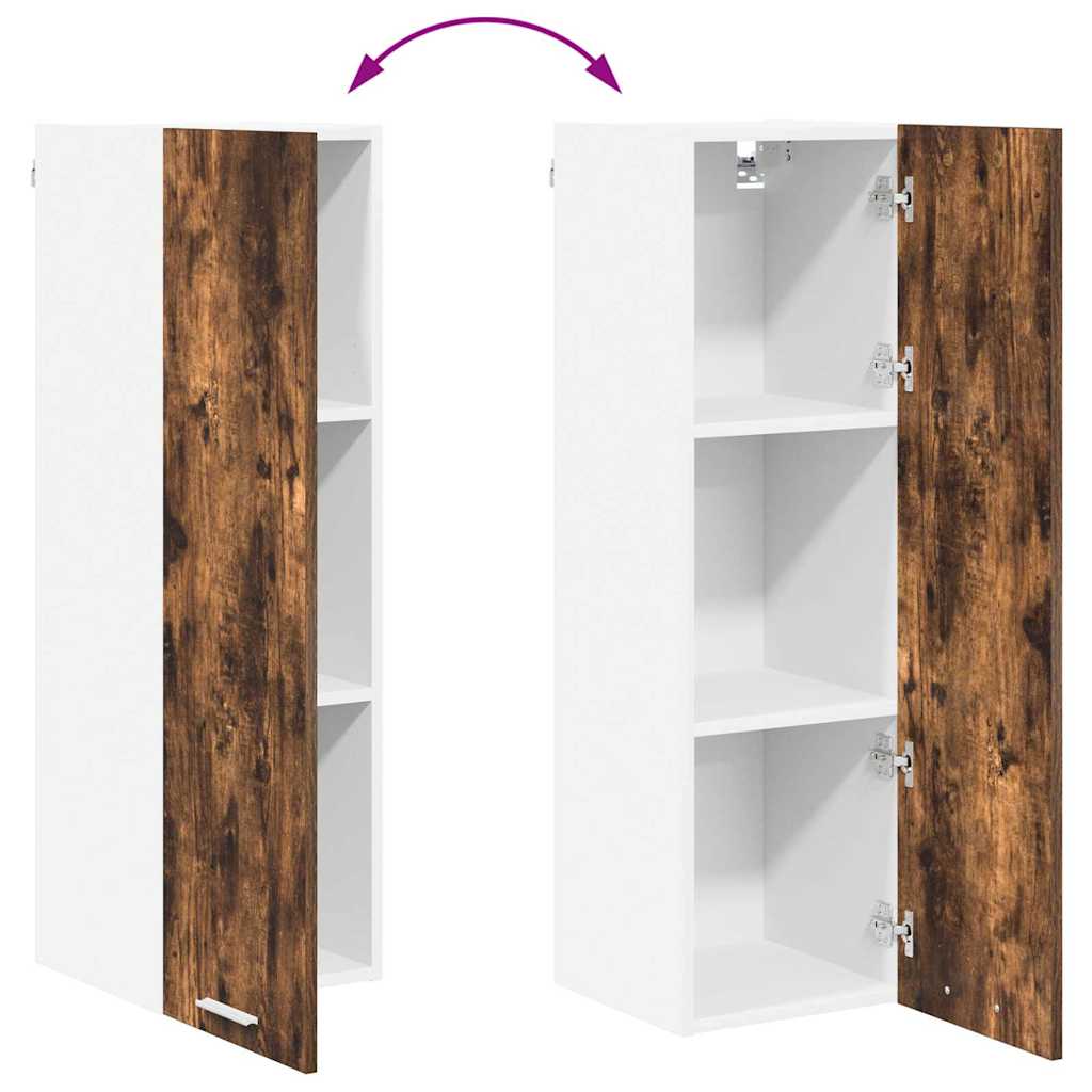 Hängeschrank Geräucherte Eiche 30 x 31 x 100 cm Holzwerkstoff
