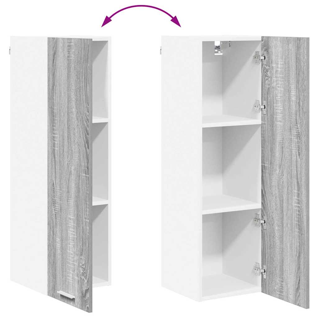 Hängeschrank Graues Sonoma 30 x 31 x 100 cm Holzwerkstoff