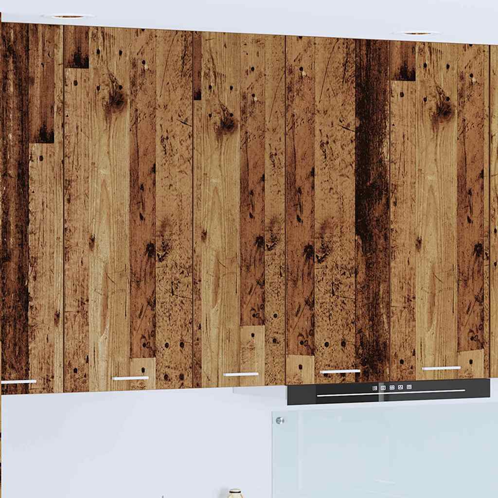 Hängeschrank mit Tür Altholz 30 x 31 x 100 cm Holzwerkstoff