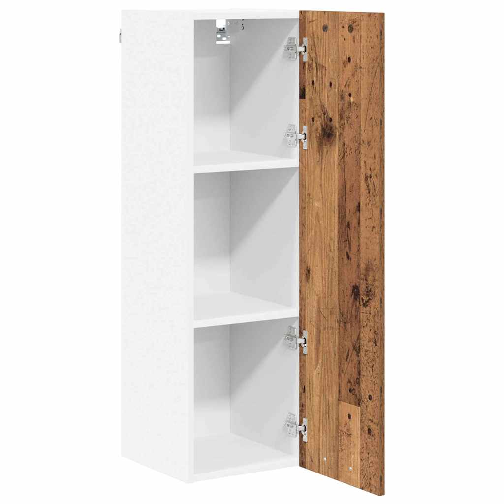 Hängeschrank mit Tür Altholz 30 x 31 x 100 cm Holzwerkstoff