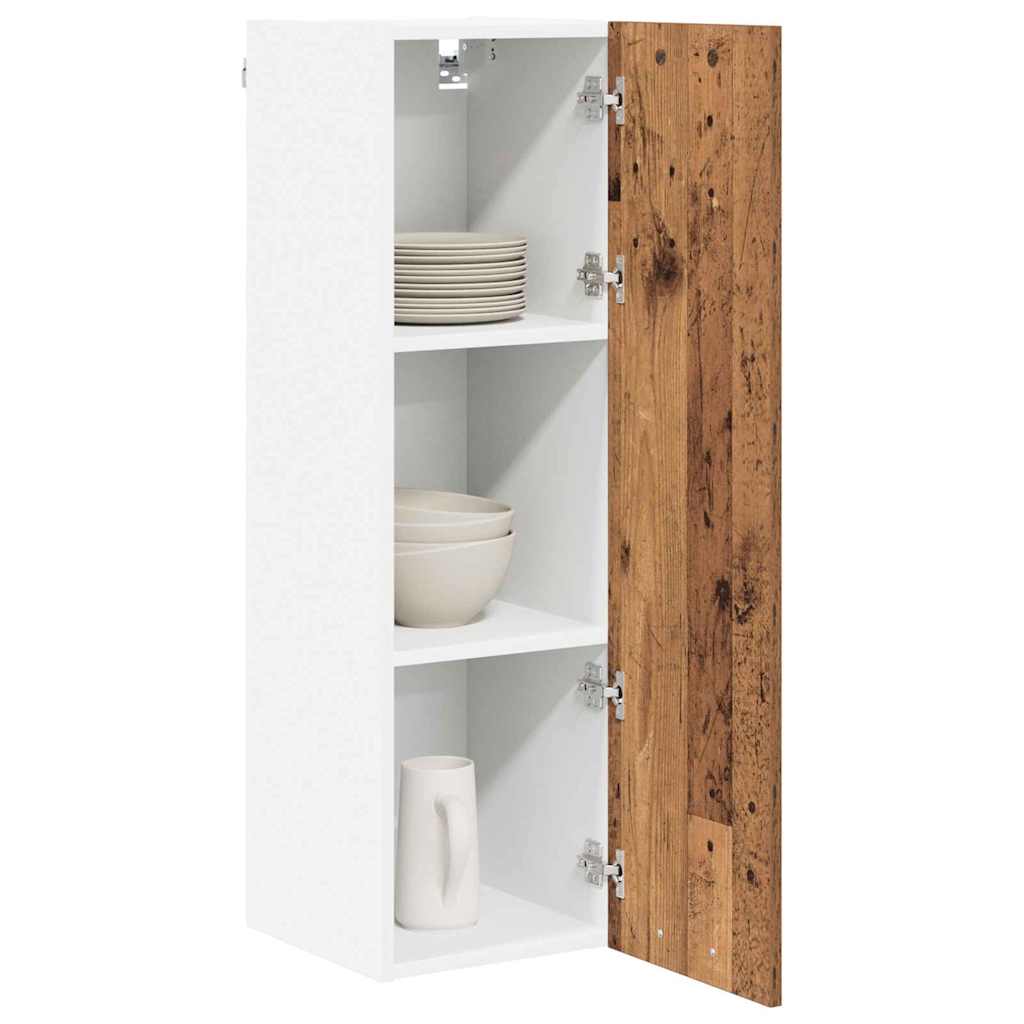 Hängeschrank mit Tür Altholz 30 x 31 x 100 cm Holzwerkstoff