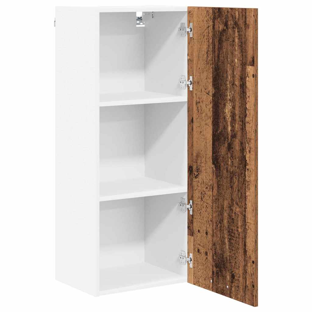 Hängeschrank mit Tür Altholz 40 x 31 x 100 cm Holzwerkstoff