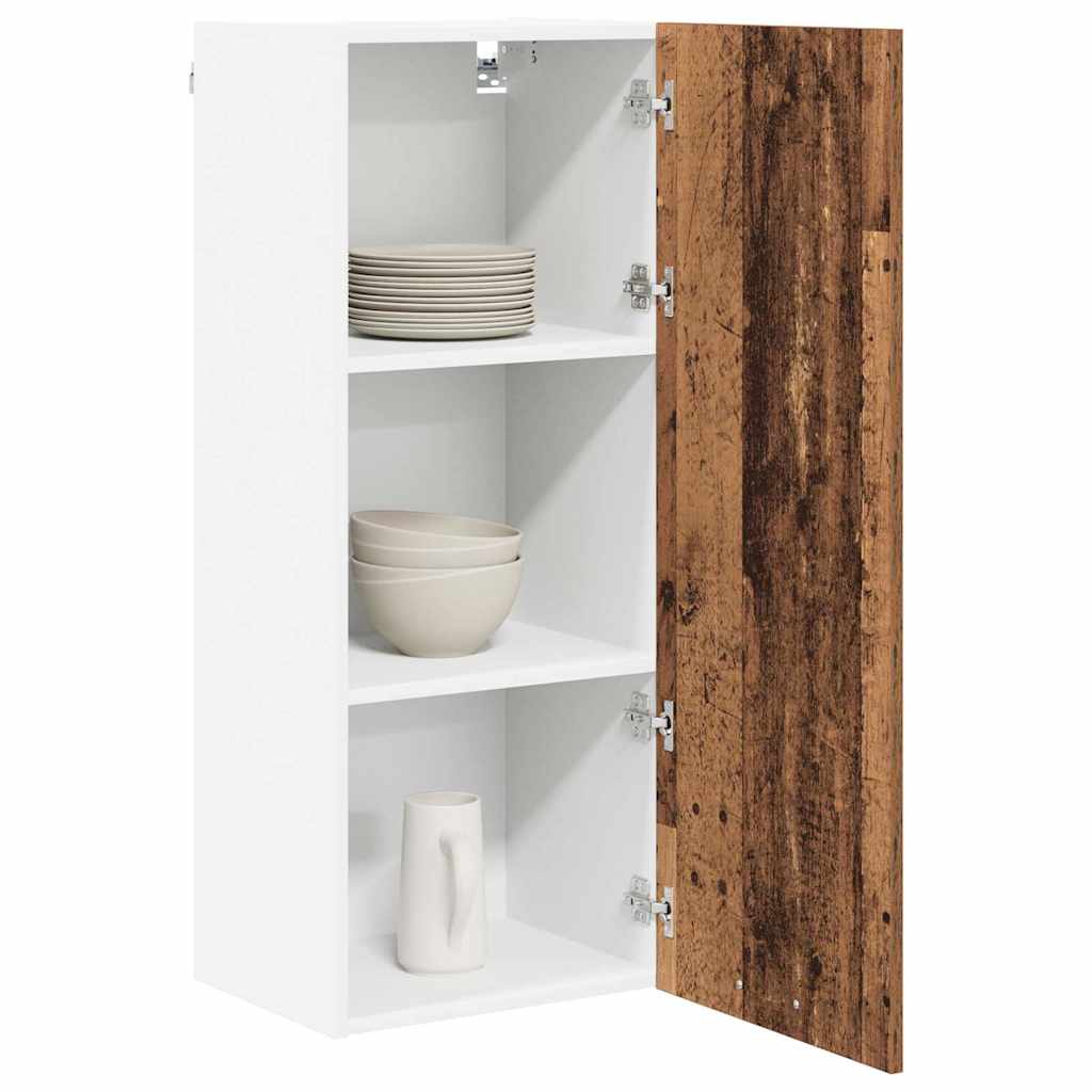 Hängeschrank mit Tür Altholz 40 x 31 x 100 cm Holzwerkstoff