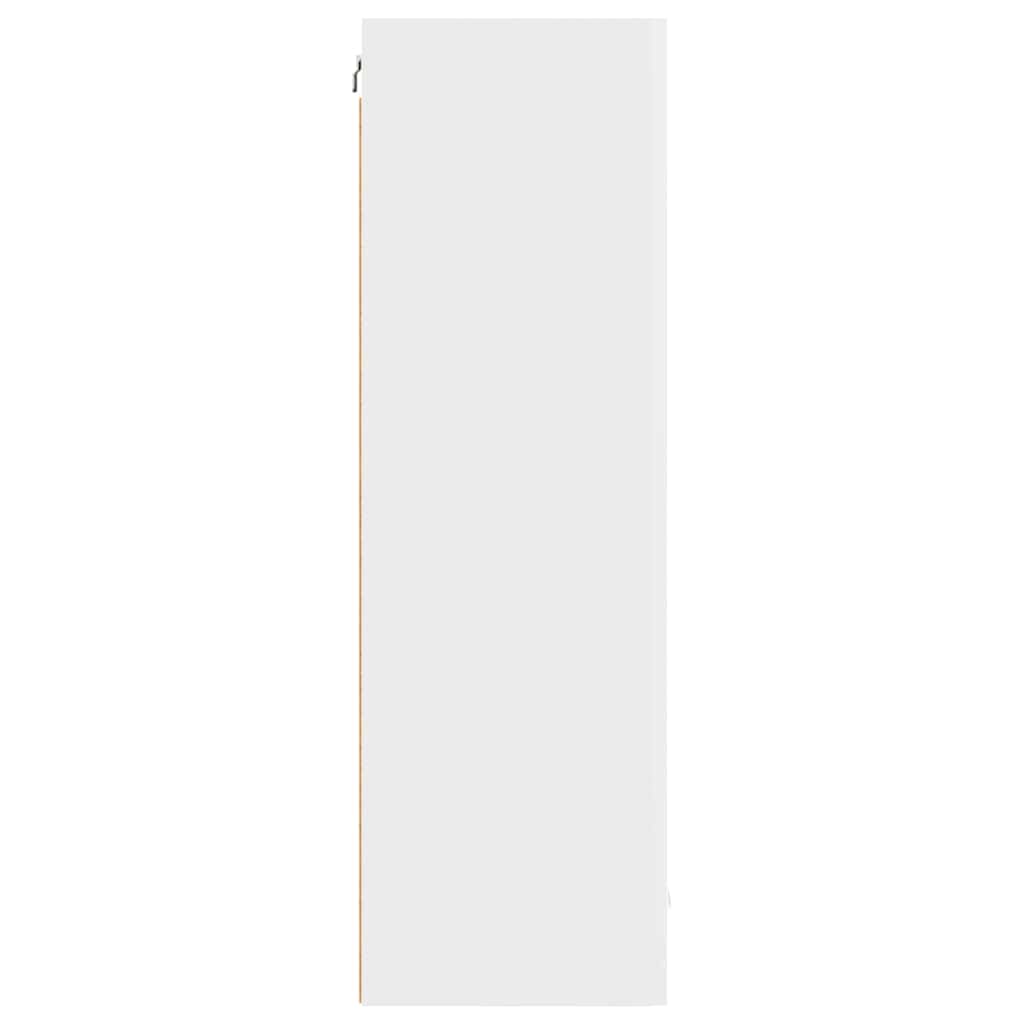 Hängeschrank mit Speicher Weiß 50 x 31 x 100 cm Holzwerkstoff