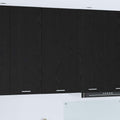 Hängeschrank mit Tür Schwarze Eiche und Weiß 50 x 31 x 100 cm