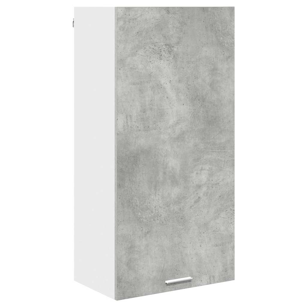 Hängeschrank Betongrau und Weiß 50 x 31 x 100 cm Holzwerkstoff