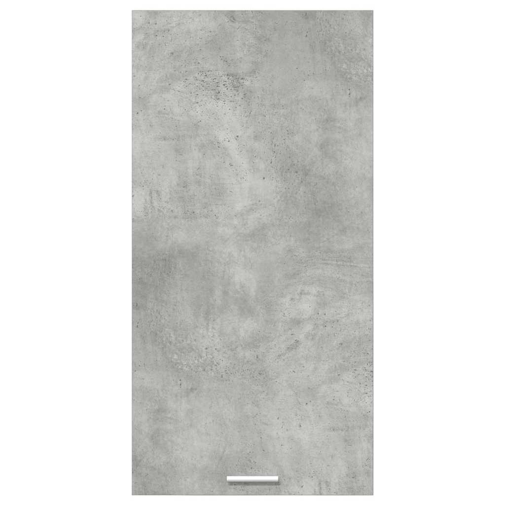 Hängeschrank Betongrau und Weiß 50 x 31 x 100 cm Holzwerkstoff