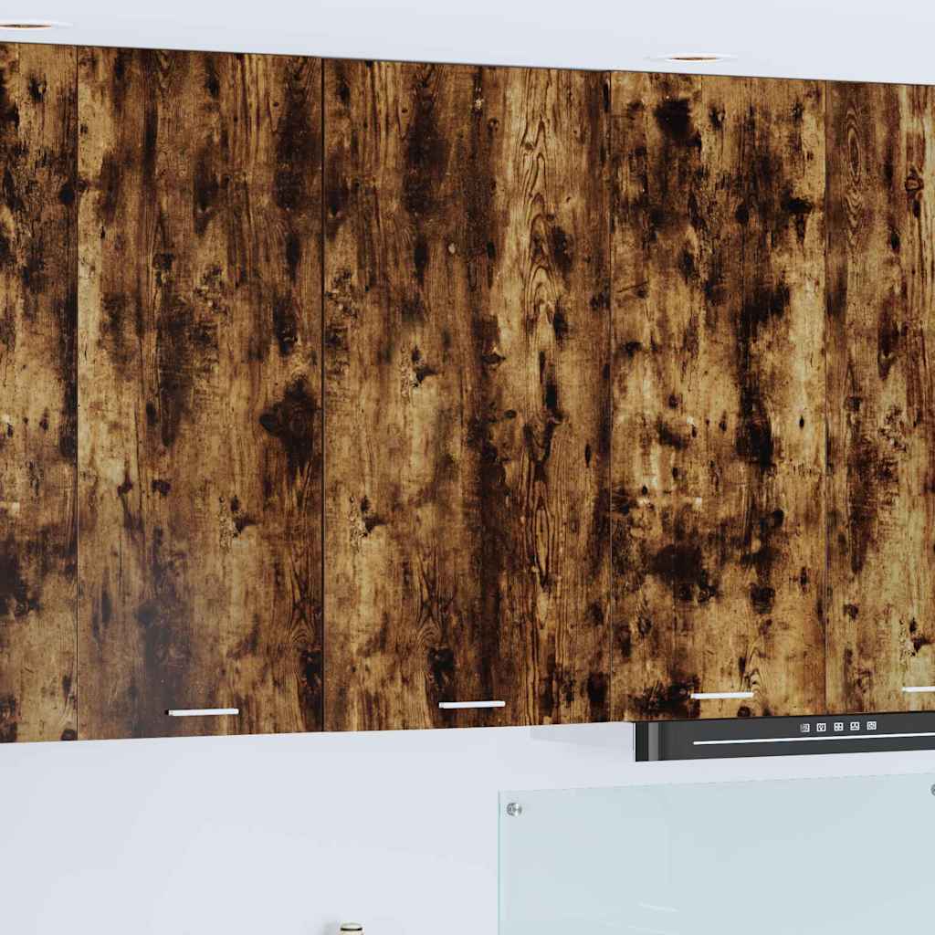 Hängeschrank Geräucherte Eiche und Weiß 50 x 31 x 100 cm
