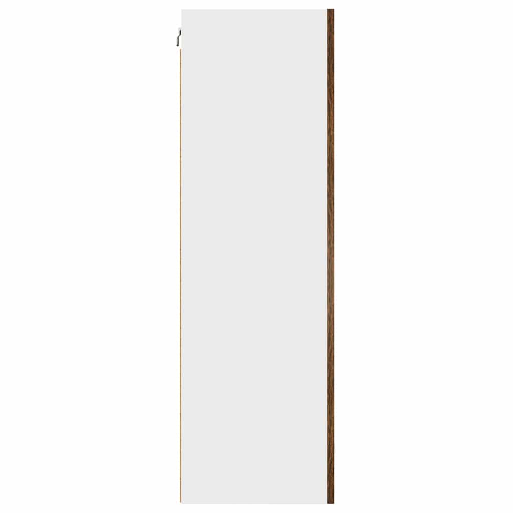 Hängeschrank Geräucherte Eiche und Weiß 50 x 31 x 100 cm