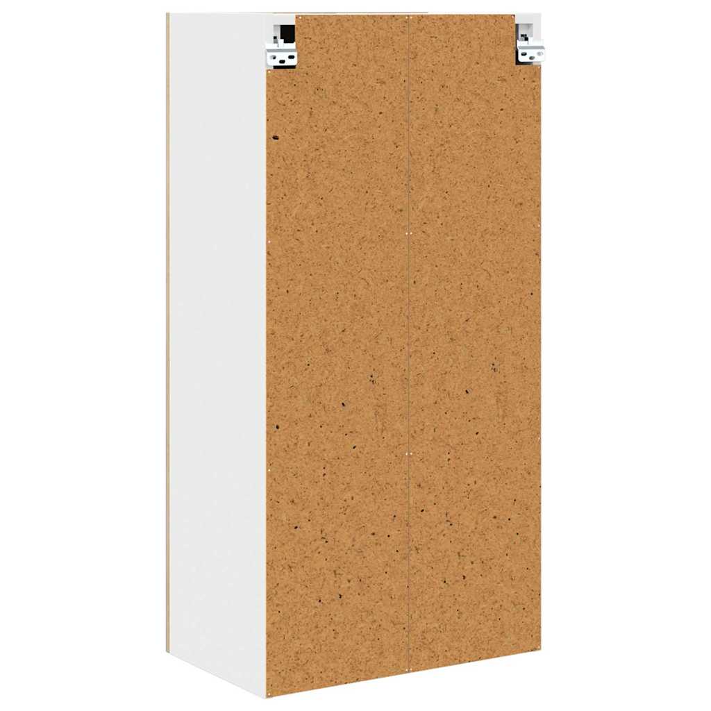 Hängeschrank mit Tür Artisan-Eiche und Weiß 50 x 31 x 100 cm