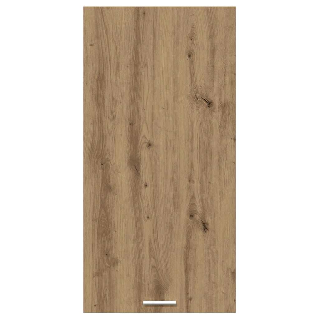Hängeschrank mit Tür Artisan-Eiche und Weiß 50 x 31 x 100 cm