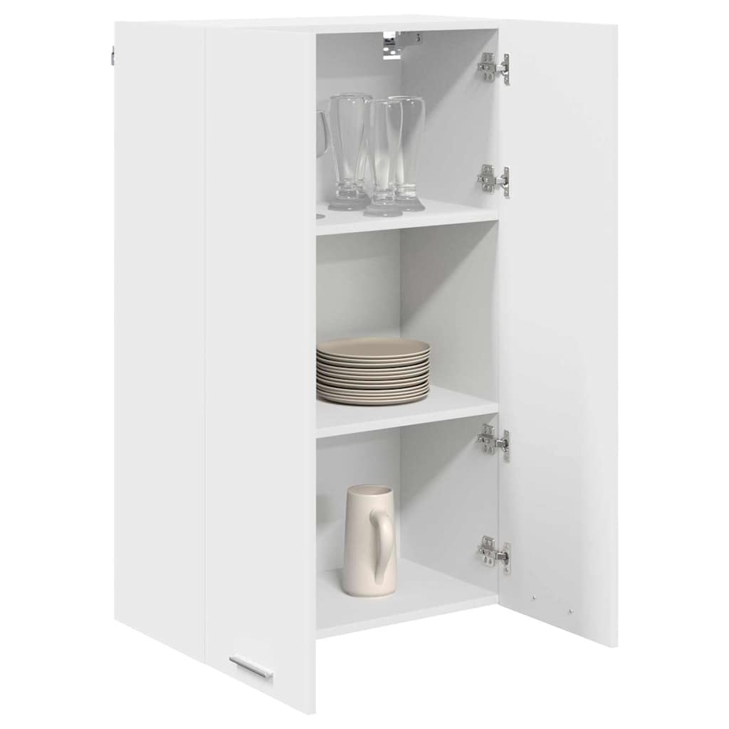 Hängeschrank mit Speicher Weiß 60 x 31 x 100 cm Holzwerkstoff