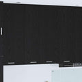 Hängeschrank mit Speicher Schwarz Eichen-Optik 60 x 31 x 100 cm
