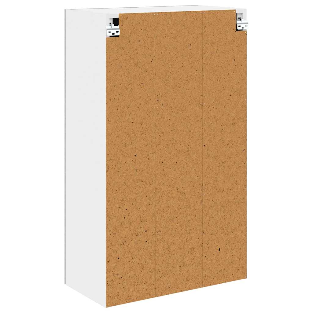 Hängeschrank mit Tür Beton Grau 60 x 31 x 100 cm Holzwerkstoff