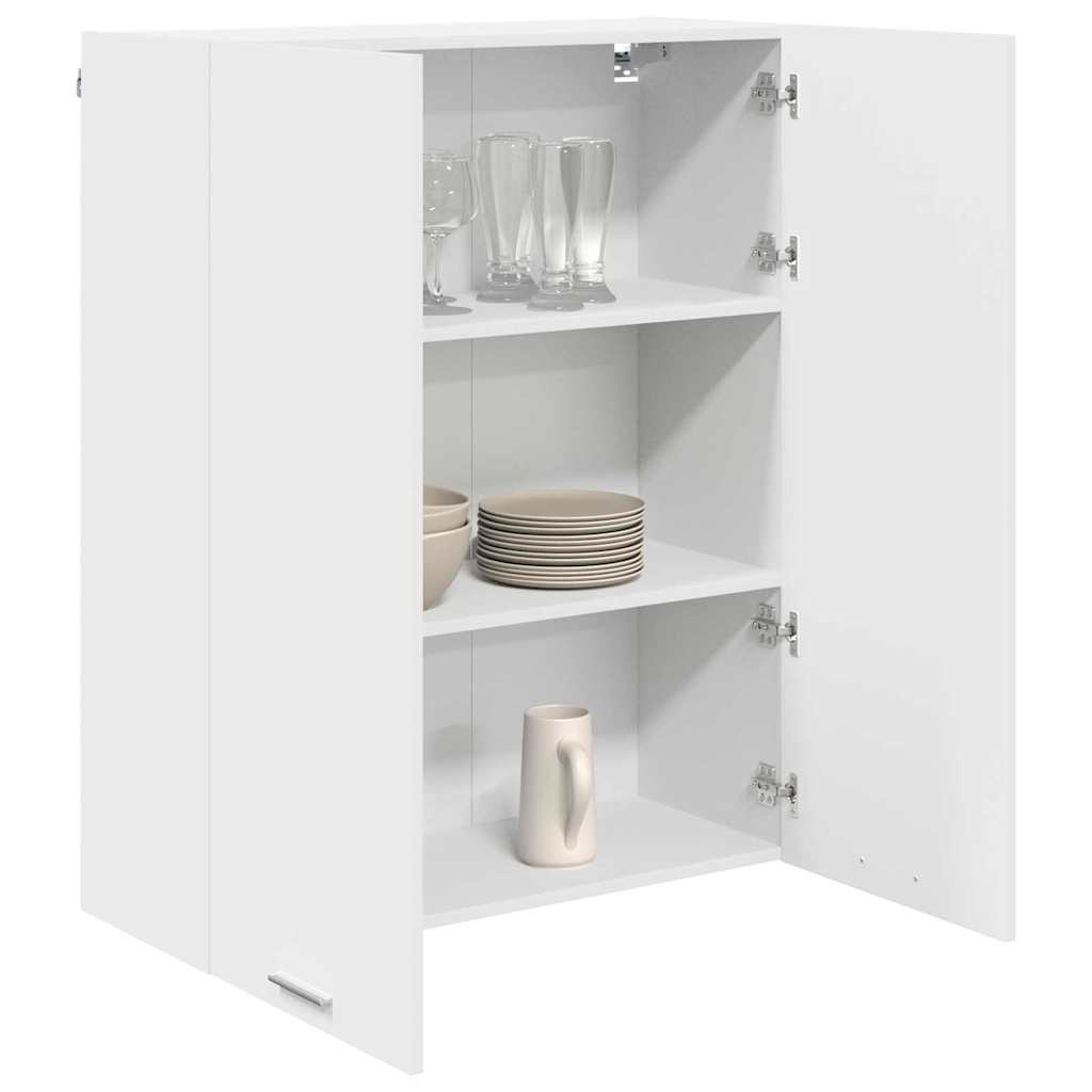 Hängeschrank mit Speicher Weiß 80 x 31 x 100 cm Holzwerkstoff