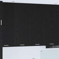 Hängeschrank mit Speicher Schwarz Eichen-Optik 80 x 31 x 100 cm