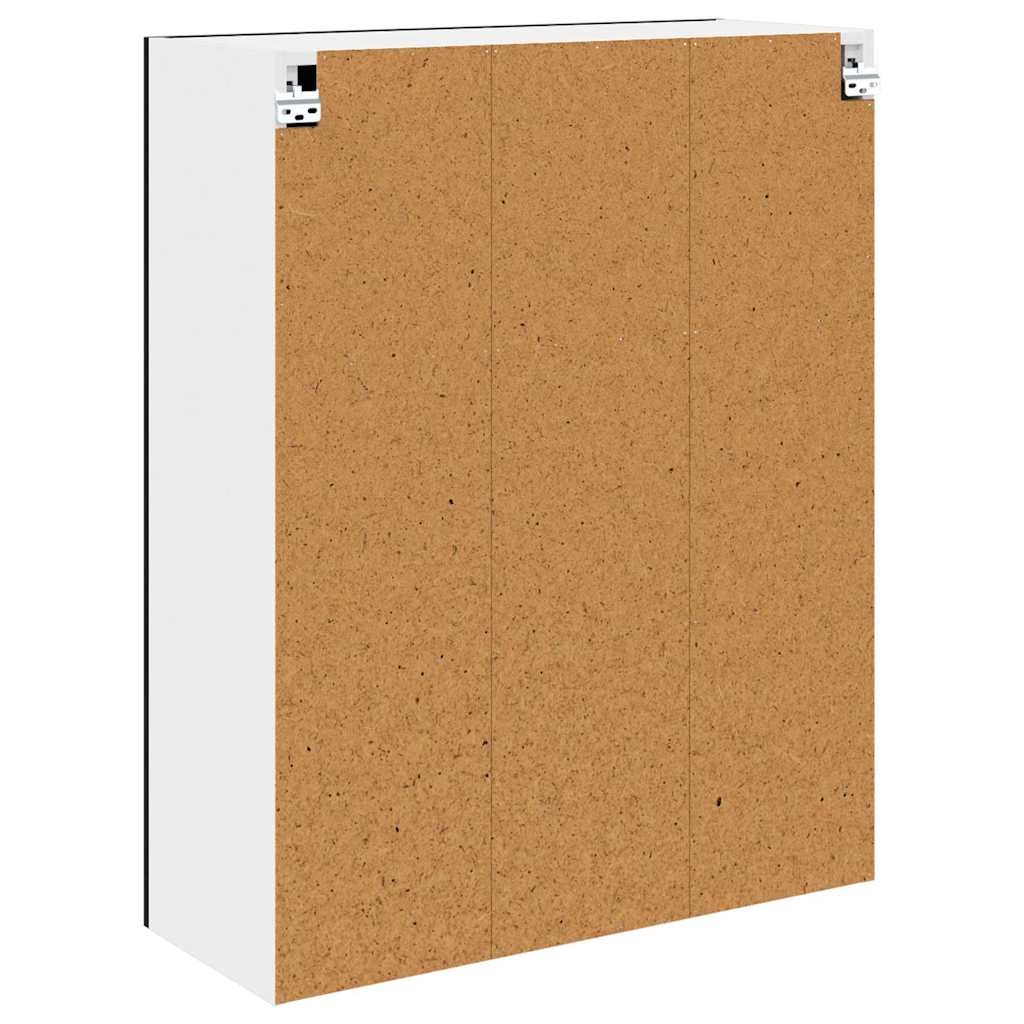 Hängeschrank mit Speicher Schwarz Eichen-Optik 80 x 31 x 100 cm