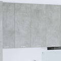 Hängeschrank mit Tür Beton Grau 80 x 31 x 100 cm Holzwerkstoff