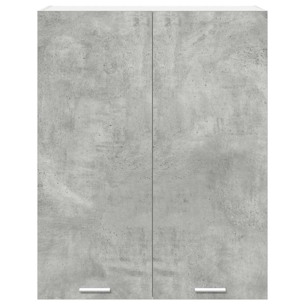 Hängeschrank mit Tür Beton Grau 80 x 31 x 100 cm Holzwerkstoff