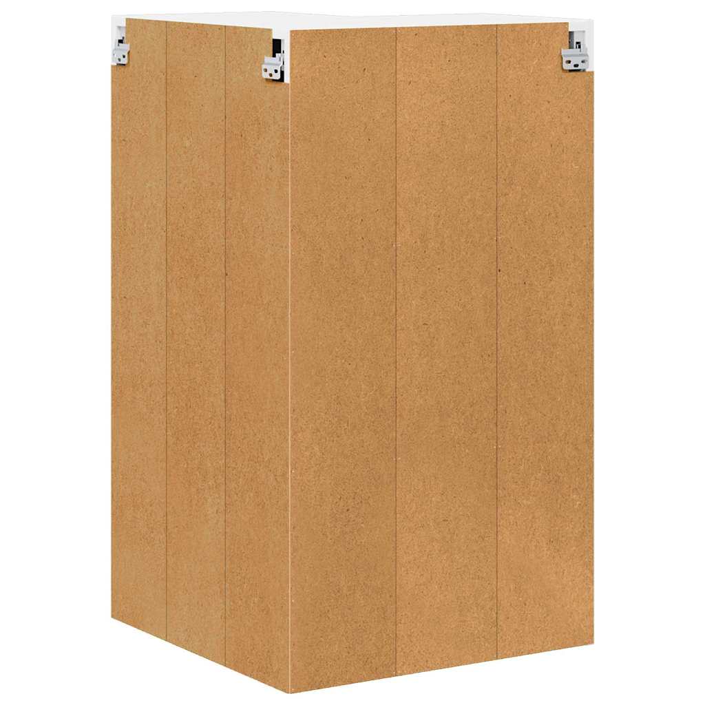 Hängeschrank mit Speicher Weiß 57 x 57 x 100 cm Holzwerkstoff