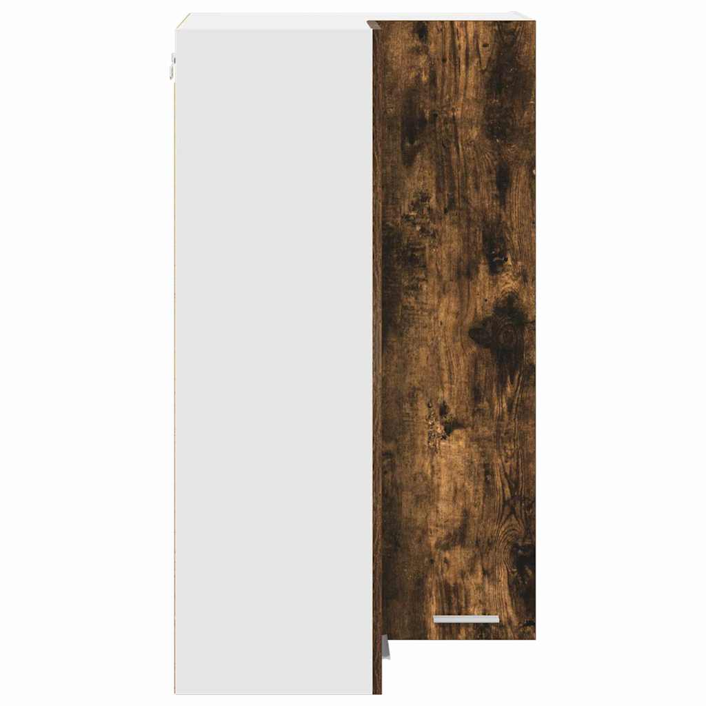 Hängeschrank Geräucherte Eiche und Weiß 57 x 57 x 100 cm
