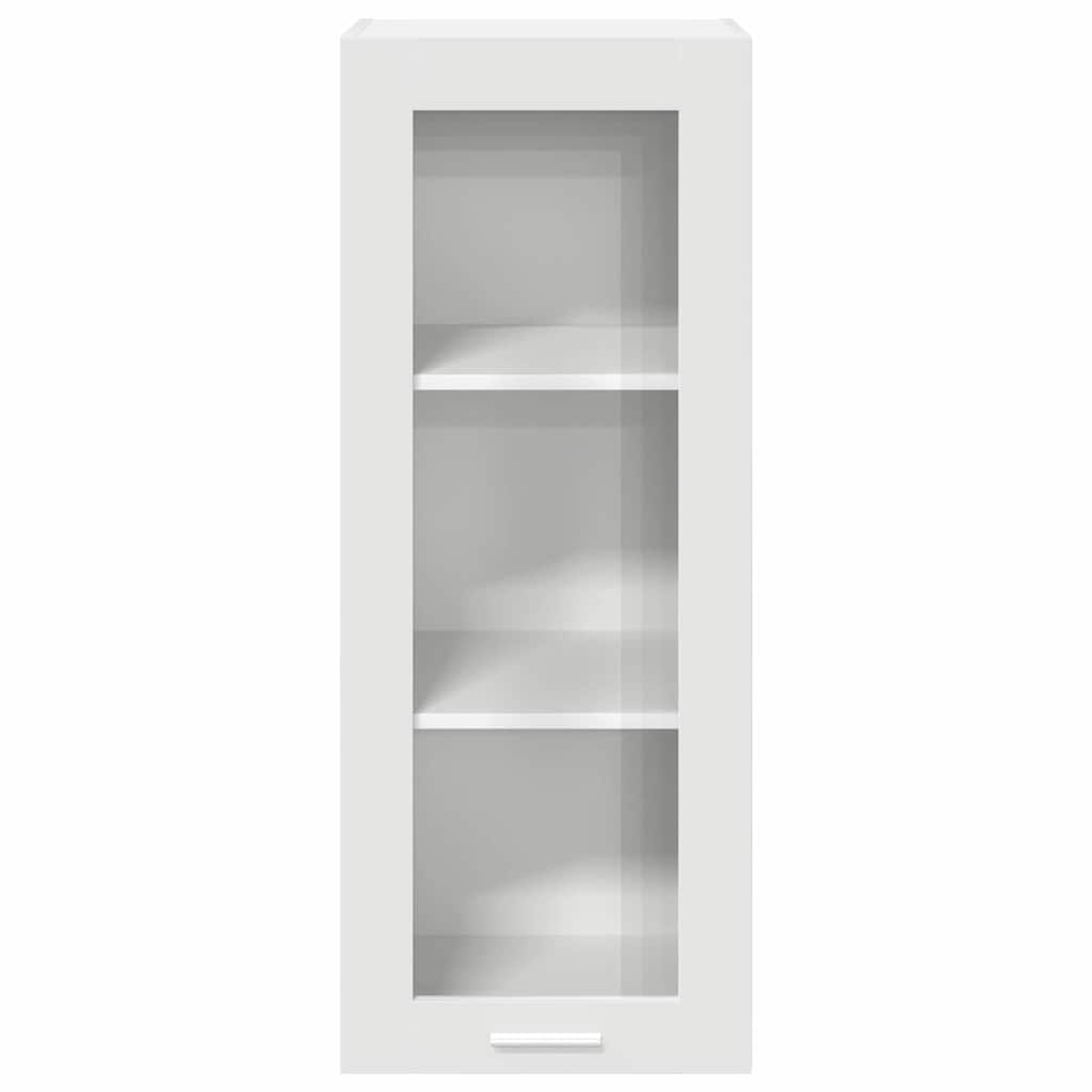 Hängeschrank mit Speicher Weiß 40 x 31 x 100 cm Holzwerkstoff