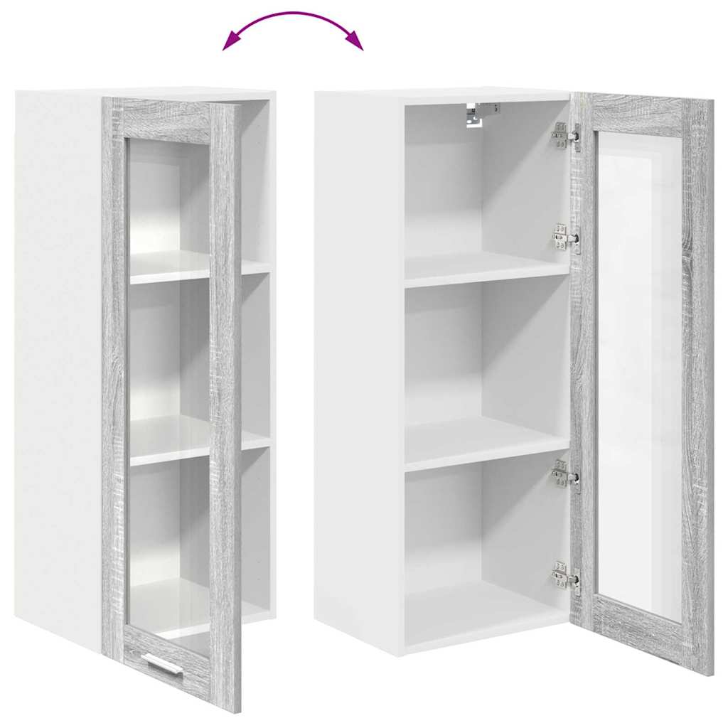 Hängeschrank Graues Sonoma 40 x 31 x 100 cm Holzwerkstoff