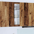 Hängeschrank mit Tür Altholz 40 x 31 x 100 cm Holzwerkstoff